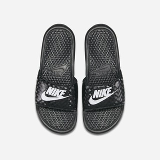 Papuci Nike Benassi Dama Negrii Albi | BWCT-23419